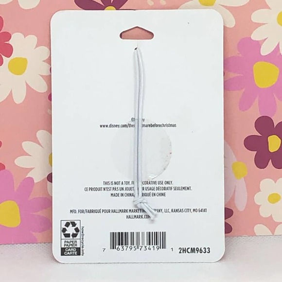 Jack Skellington #0004-The Nightmare Before Christmas Hallmark Enamel Ornament - Picture 2 of 2